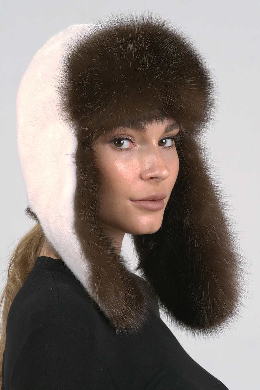 Женская шапка из соболя в интернет-магазине Анна Волошко, г. Санкт-Петербург