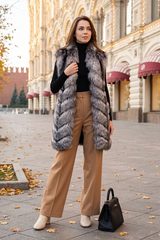 Шарф из меха лисицы